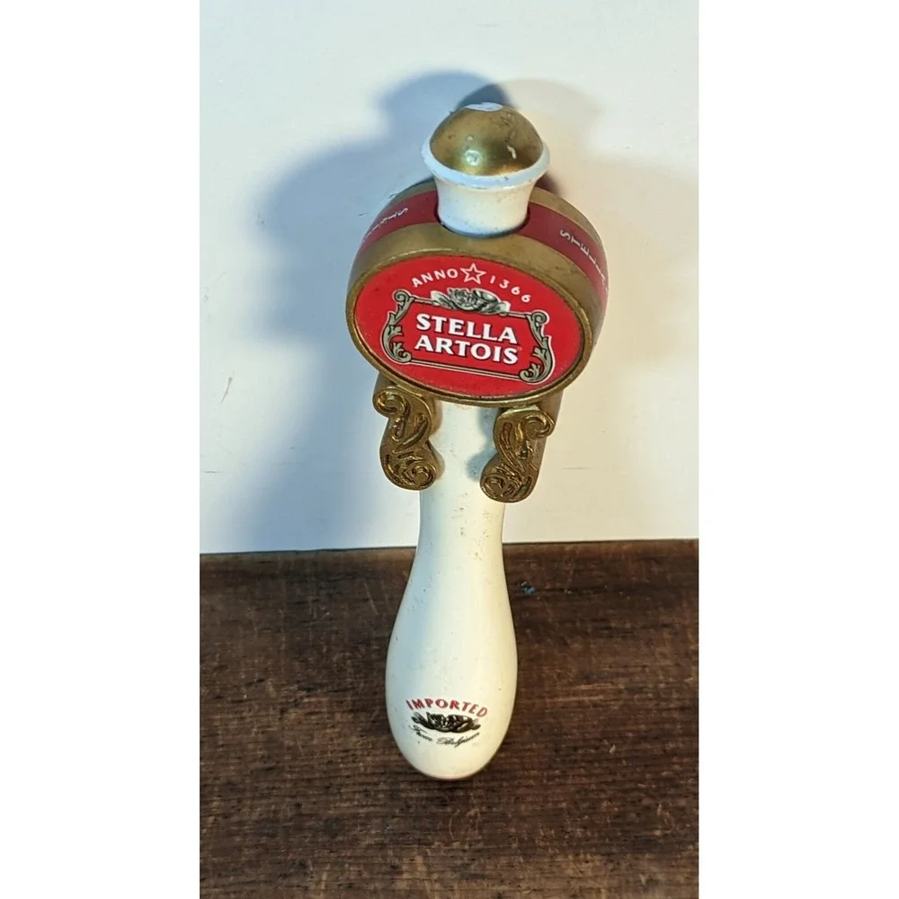 Stella Artois Belgian Lager 7 Inch Wooden Tap Handle